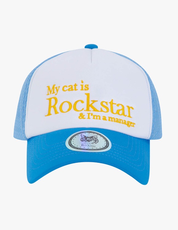 JOEGUSH Rockstar Cat Mesh Cap - Blue | HEIGHTS. | International Store